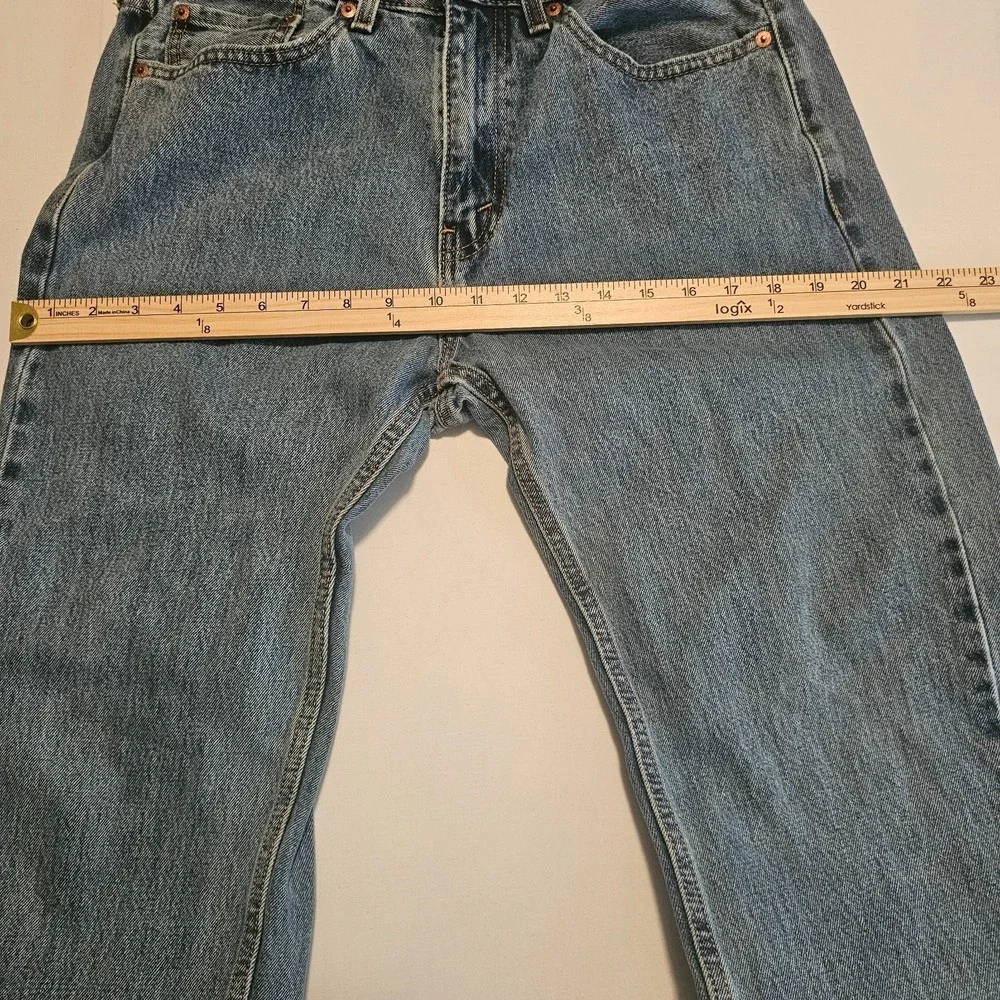 Levi's 505 Men's  Blue Regular Fit Straight Leg Jeans Size 33 x32‎